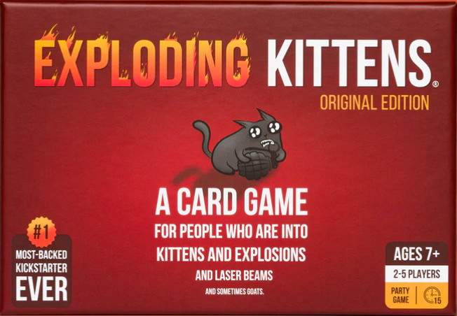 crowdfunding ejemplo exploding kittens